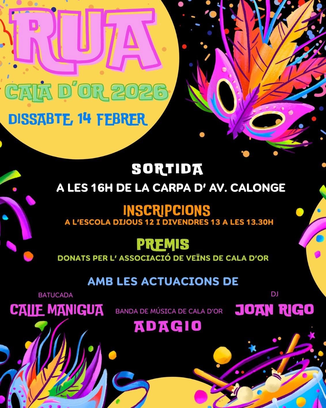 14 febrer rua cala dor