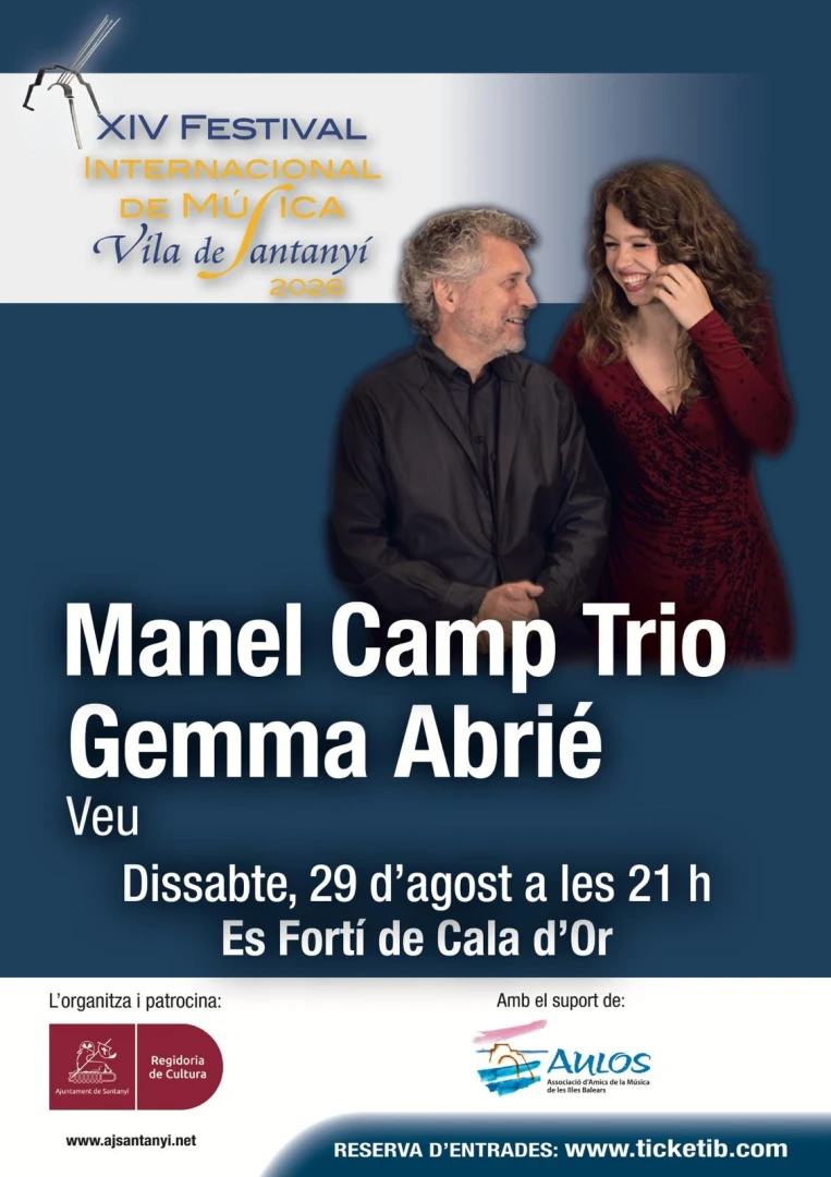 IV concierto del XIV Festival Internacional de Música Vila de Santanyí, Sábado 29 de Agosto a las 21.00 h en Es Fortí de Cala d’Or