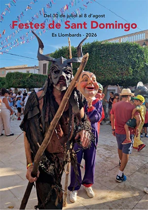Programa de las fiestas de Sant Domingo de Es Llombards, del 30 de julio al 8 de Agosto