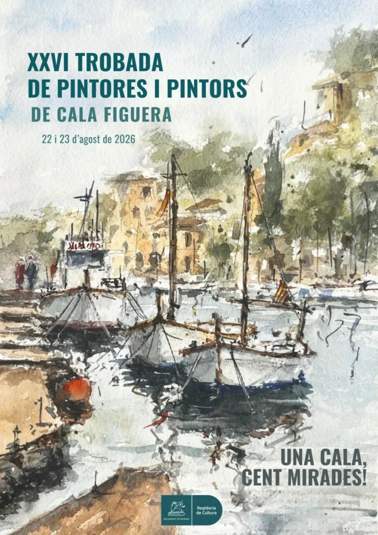XXVI Encuentro de Pintores y Pintores de Cala Figuera, Sábado 22 y domingo 23 de agosto a las 9:00 h en el Puerto de Cala Figuera