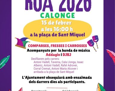 15 febrer rua calonge