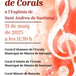 31 Trobada de corals Cartells